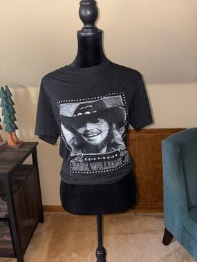 Hank Williams Jr. Graphic Tee in Black